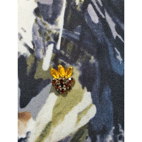 Ann Ahhariri Women Multicolor Polyester Round Neck Long Sleeve Maxi Dress Size 8 - Picture 5 of 11